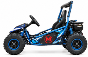 Moozgo Storm 125cc Youth Buggy Go-Kart with Roll Cage, Blue - Image 2