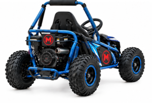Moozgo Storm 125cc Youth Buggy Go-Kart with Roll Cage, Blue - Image 3