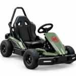 Moozgo Volt 48V Electric Go-Kart with LED Light Bar, Army Green