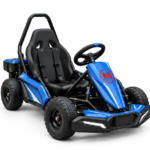 Moozgo Volt Pro 48V Electric Go-Kart with LED Light Bar, Blue