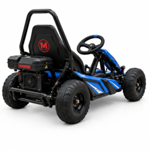 Moozgo Volt Pro 48V Electric Go-Kart with LED Light Bar, Blue - Image 3