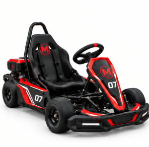 Moozgo Apex 212cc Racing Go-Kart #07, Track Edition, Red/Black