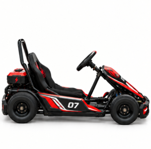 Moozgo Apex 212cc Racing Go-Kart #07, Track Edition, Red/Black - Image 2
