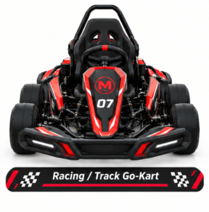 Moozgo Apex 212cc Racing Go-Kart #07, Track Edition, Red/Black - Image 4