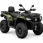 Moozgo Ranger 450 4x4 Utility ATV with Front Winch, Army Green