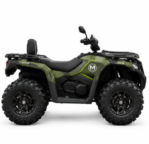 Moozgo Ranger 450 4x4 Utility ATV with Front Winch, Army Green - Image 2