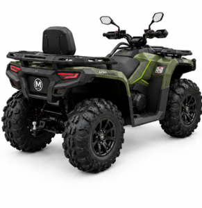 Moozgo Ranger 450 4x4 Utility ATV with Front Winch, Army Green - Image 3
