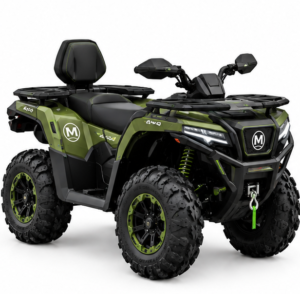Moozgo Ranger 570 2-Up 4x4 Utility ATV with EPS and Winch, Green