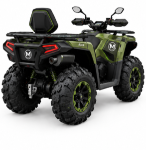 Moozgo Ranger 570 2-Up 4x4 Utility ATV with EPS and Winch, Green - Image 3
