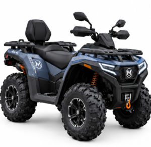 Moozgo Ranger 570 2-Up 4x4 Utility ATV with EPS and Winch, Slate Blue