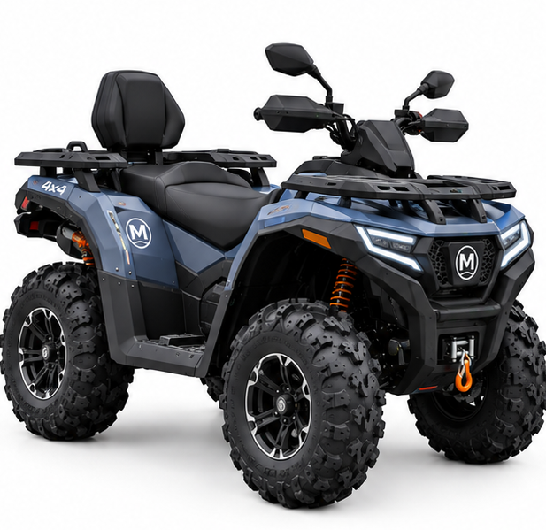 14_1 Moozgo Ranger 570 2-Up 4x4 Utility ATV with EPS and Winch, Slate Blue - Image 1