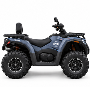 Moozgo Ranger 570 2-Up 4x4 Utility ATV with EPS and Winch, Slate Blue - Image 2