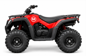 Moozgo Fury 250cc Sport ATV, Red/Black - Image 2