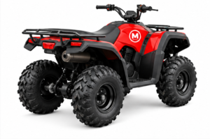 Moozgo Fury 250cc Sport ATV, Red/Black - Image 3