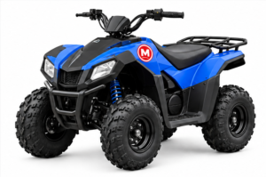 Moozgo Cub 125cc Youth ATV with Parental Controls, Blue