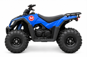 Moozgo Cub 125cc Youth ATV with Parental Controls, Blue - Image 2