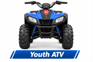 Moozgo Cub 125cc Youth ATV with Parental Controls, Blue - Image 4