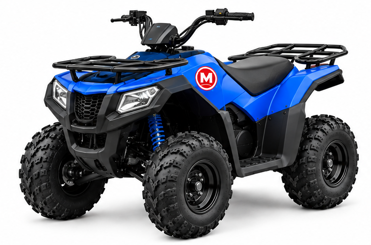 18_1 Moozgo Cub-E 60V Electric Youth ATV, Blue - Image 1