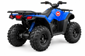 Moozgo Cub-E 60V Electric Youth ATV, Blue - Image 3