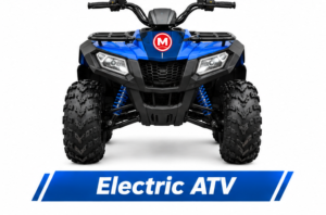 Moozgo Cub-E 60V Electric Youth ATV, Blue - Image 4