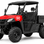 Moozgo Workhorse 400 Utility UTV with Dump Bed and Winch, Red