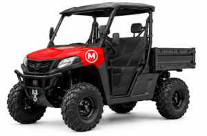 Moozgo Workhorse 400 Utility UTV with Dump Bed and Winch, Red
