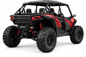 Moozgo Viper 1000 4-Seat Sport UTV, Red/Black - Image 3