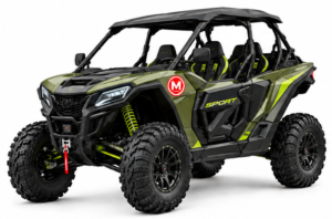 Moozgo Viper Sport 1000 4-Seat UTV, Army Green