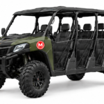 Moozgo Crew 700 6-Seat Utility UTV with Cargo Bed, Army Green