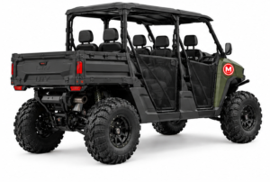Moozgo Crew 700 6-Seat Utility UTV with Cargo Bed, Army Green - Image 3
