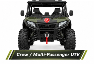 Moozgo Crew 700 6-Seat Utility UTV with Cargo Bed, Army Green - Image 4