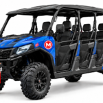 Moozgo Crew 700 6-Seat Utility UTV with Cargo Bed, Blue