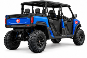 Moozgo Crew 700 6-Seat Utility UTV with Cargo Bed, Blue - Image 3