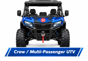 Moozgo Crew 700 6-Seat Utility UTV with Cargo Bed, Blue - Image 4