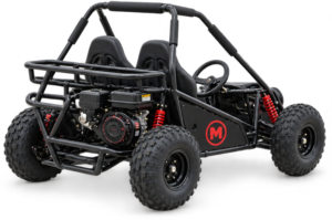 Moozgo Trailblazer 125cc 2-Seat Off-Road Go-Kart, Black/Red - Image 3