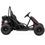 Moozgo Rookie 196cc Off-Road Go-Kart with Roll Cage, Black - Image 2
