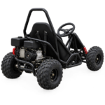 Moozgo Rookie 196cc Off-Road Go-Kart with Roll Cage, Black - Image 3