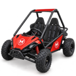 Moozgo Rebel 200cc 2-Seat Off-Road Go-Kart, Red/Black - Image 2