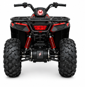 Moozgo Trek-E 72V Electric ATV, Red/Black - Image 3