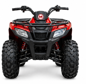 Moozgo Fury 200cc Sport ATV, Red/Black