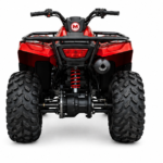 Moozgo Fury 200cc Sport ATV, Red/Black - Image 3