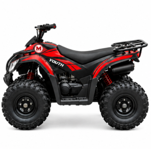 Moozgo Cub 110cc Youth ATV with Parental Controls, Red/Black - Image 2