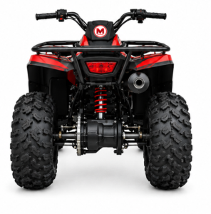 Moozgo Cub 110cc Youth ATV with Parental Controls, Red/Black - Image 3